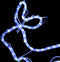 vidaXL - Kerstdecoratie - rendier - en - slee - 252 - LED's