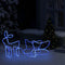 vidaXL - Kerstdecoratie - rendier - en - slee - 252 - LED's