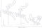 vidaXL - Kerstdecoratie - rendieren - en - slee - 260x21x87 - cm - acryl - warmwit