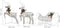 vidaXL - Kerstdecoratie - rendieren - en - slee - 60 - LED's - goudkleurig
