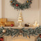 vidaXL - Kerstdecoraties - kerstboom - 2 - st - 30 - cm - massief - grenenhout