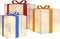 vidaXL - Kerstfiguur - cadeaudoos - 3 - st - verlicht - 64 - warmwitte - LED's