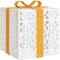 vidaXL - Kerstfiguur - cadeaudoos - 3 - st - verlicht - 64 - warmwitte - LED's