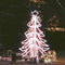 vidaXL - Kerstfiguur - kerstboom - met - warmwitte - LED's - 87x87x93 - cm