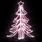 vidaXL - Kerstfiguur - kerstboom - met - warmwitte - LED's - 87x87x93 - cm