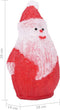 vidaXL - Kerstfiguur - kerstman - LED - binnen - en - buiten - 28 - cm - acryl