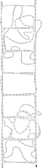 vidaXL - Kerstfiguur - kerstman - op - ladder - opvouwbaar - 552 - LED's - 50x200 - cm