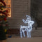 vidaXL - Kerstfiguur - rendier - koudwit - 76x42x87 - cm