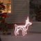 vidaXL - Kerstfiguur - rendier - warmwit - 60x30x60 - cm
