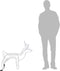 vidaXL - Kerstfiguur - rendier - warmwit - 60x30x60 - cm
