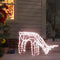 vidaXL - Kerstfiguur - rendier - warmwit - 73x31x45 - cm