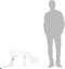 vidaXL - Kerstfiguur - rendier - warmwit - 73x31x45 - cm
