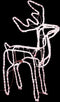 vidaXL - Kerstfiguur - rendier - warmwit - 76x42x87 - cm