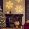 vidaXL - Kerstfiguur - sneeuwvlok - met - 144 - warmwitte - LED's - 59x59 - cm