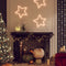 vidaXL - Kerstfiguur - ster - met - 48 - warmwitte - LED's - 56 - cm