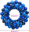 vidaXL - Kerstkrans - 45 - cm - polystyreen - blauw