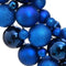 vidaXL - Kerstkrans - 45 - cm - polystyreen - blauw