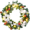 vidaXL - Kerstkrans - met - LED - lampjes - 60 - cm - PVC - groen