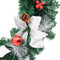 vidaXL - Kerstkrans - met - LED - lampjes - 60 - cm - PVC - groen