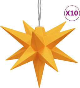 vidaXL - Kerstlamp - 10 - LED's - 10 - cm - geel