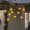 vidaXL - Kerstlamp - 10 - LED's - 10 - cm - geel