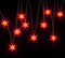 vidaXL - Kerstlamp - 10 - LED's - 10 - cm - rood