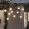 vidaXL - Kerstlamp - 10 - LED's - 10 - cm - wit