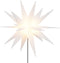 vidaXL - Kerstlamp - met - grondpin - en - LED - inklapbaar - 57 - cm - wit