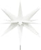 vidaXL - Kerstlamp - met - grondpin - en - LED - inklapbaar - 57 - cm - wit