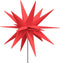 vidaXL - Kerstlamp - met - grondpin - en - LED - inklapbaar - 57 - cm - rood