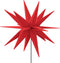 vidaXL - Kerstlamp - met - grondpin - en - LED - inklapbaar - 57 - cm - rood