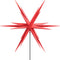 vidaXL - Kerstlamp - met - grondpin - en - LED - inklapbaar - 57 - cm - rood