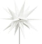 vidaXL - Kerstlamp - met - grondpin - en - LED - inklapbaar - 57 - cm - wit