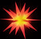 vidaXL - Kerstlamp - met - LED - inklapbaar - 100 - cm - rood