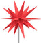vidaXL - Kerstlampen - met - grondpin - en - LED's - 3 - st - 35 - cm - rood