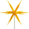 vidaXL - Kerstlampen - met - grondpin - en - LED's - 3 - st - 35 - cm - geel