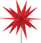 vidaXL - Kerstlampen - met - grondpin - en - LED's - 3 - st - 35 - cm - rood