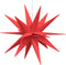 vidaXL - Kerstlampen - met - LED's - 3 - st - inklapbaar - rood