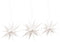 vidaXL - Kerstlampen - met - LED's - 3 - st - inklapbaar - wit