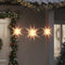 vidaXL - Kerstlampen - met - LED's - 3 - st - inklapbaar - wit