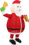 vidaXL - Kerstman - decoratief - LED - 180 - cm - luxe - stof