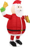 vidaXL - Kerstman - decoratief - LED - 180 - cm - luxe - stof
