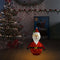 vidaXL - Kerstman - decoratief - LED - 60 - cm - luxe - stof