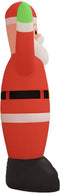 vidaXL - Kerstman - met - LED-verlichting - opblaasbaar - 1000 - cm
