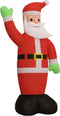 vidaXL - Kerstman - met - LED-verlichting - opblaasbaar - 370 - cm