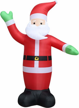 vidaXL - Kerstman - opblaasbaar - LED - XXL - IP20 - 600 - cm