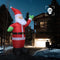 vidaXL - Kerstman - opblaasbaar - LED - XXL - IP20 - 600 - cm