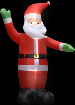 vidaXL - Kerstman - opblaasbaar - met - LED's - IP44 - 3 - m