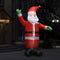 vidaXL - Kerstman - opblaasbaar - met - LED's - IP44 - 3 - m