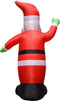 vidaXL - Kerstman - opblaasbaar - met - LED's - IP44 - 3 - m